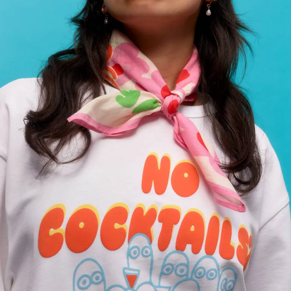 Moomintroll Rebel Club Boss Lady foulard coton 55 x 55 cm