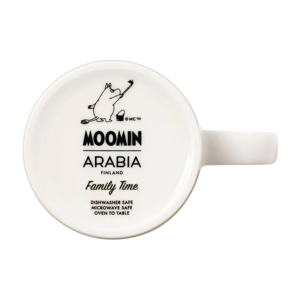 Moomintroll Family Time mug jaune 0,3 L vitroporcelaine