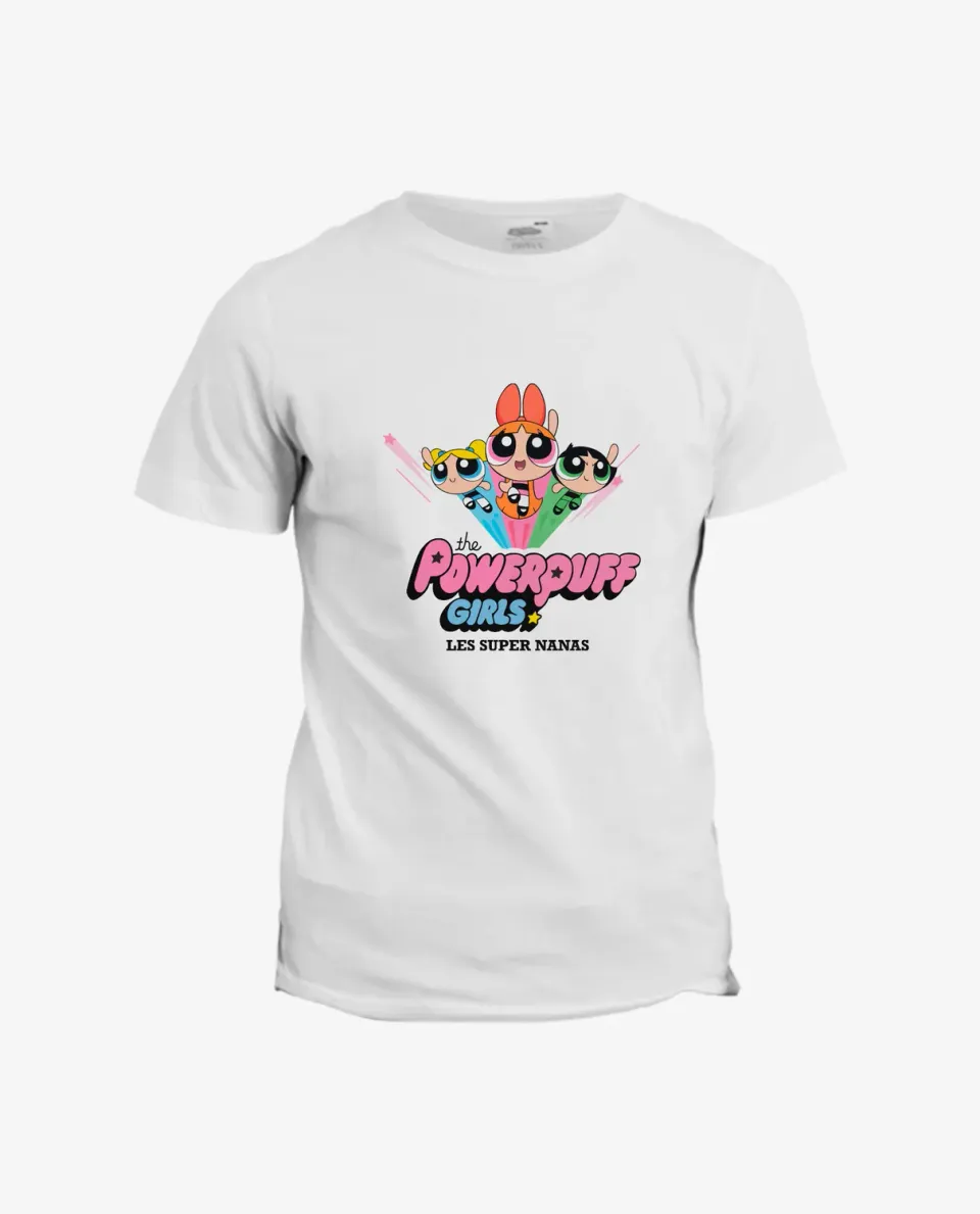 Pixgoodies Powerpuff Girls à l’attaque t-shirt coton