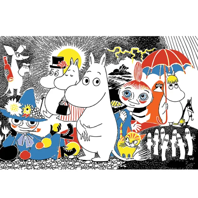 Moomintroll Comic 1 carte de vœux 160x160 vierge