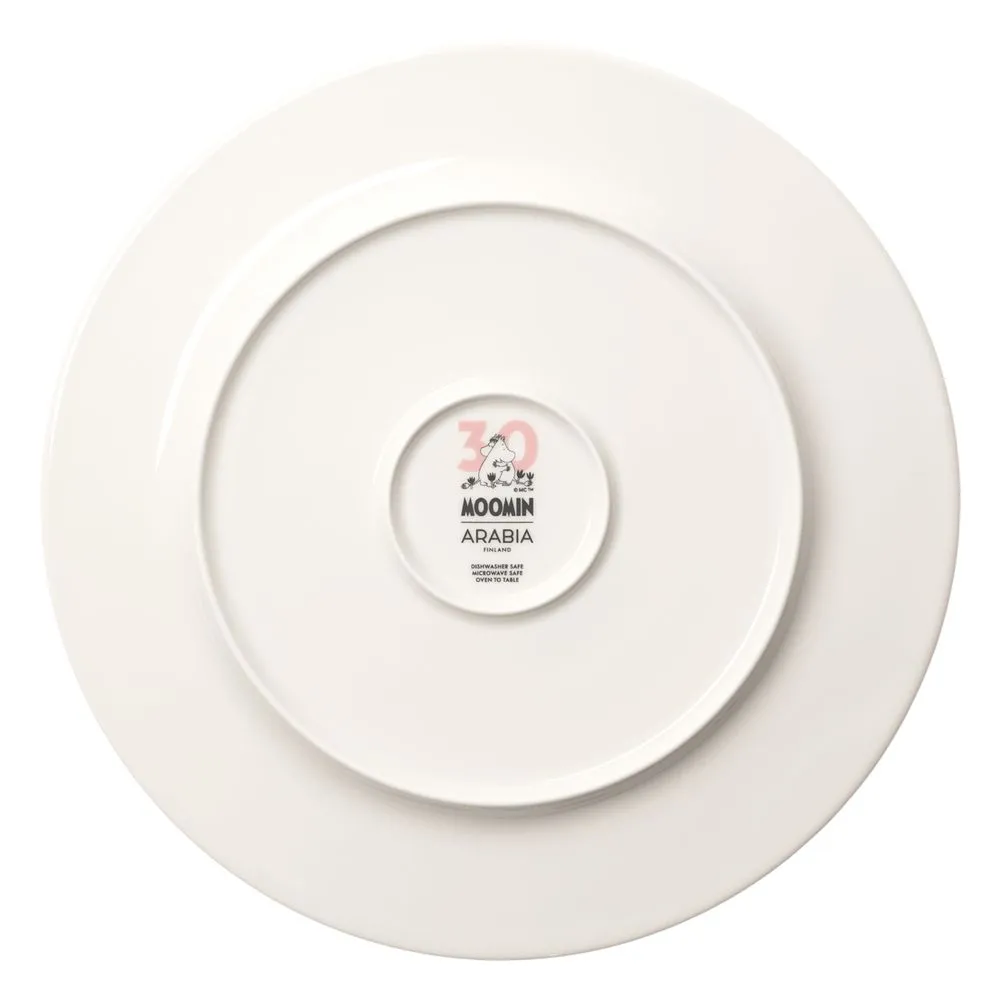 Moomintroll Love 30 plat de service rose 30 cm