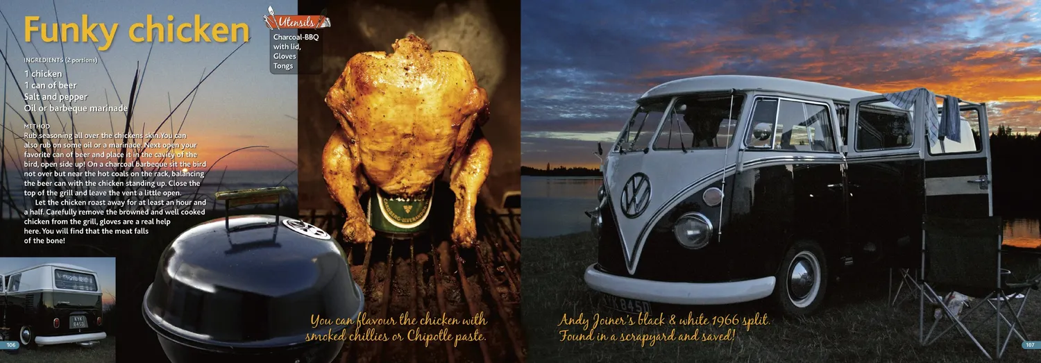 Brisa VW Camper Cookbook Livre Recettes Anglais 80 Recettes