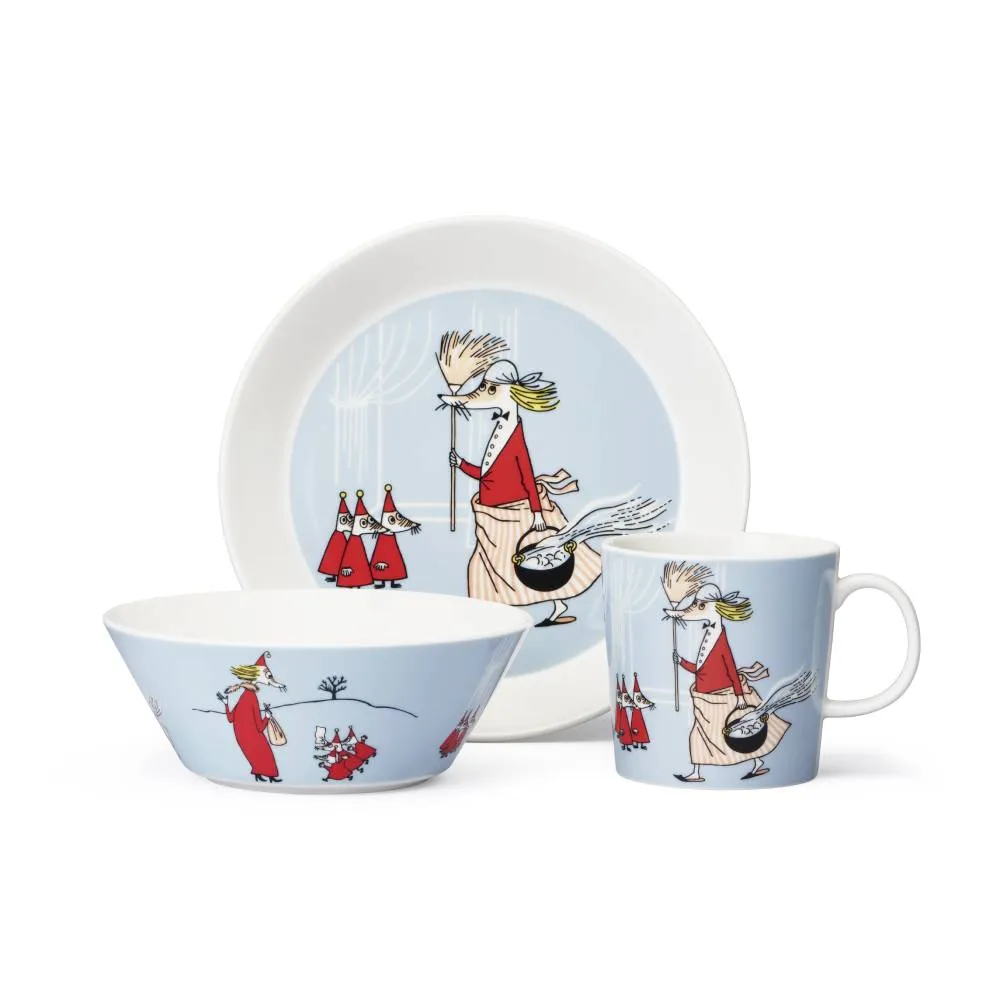 Moomintroll Fillyjonk bol 15 cm bleu clair