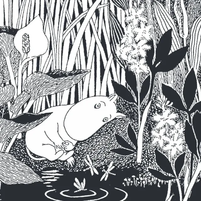 Moomintroll Sleeping carte de vœux 16x16 cm