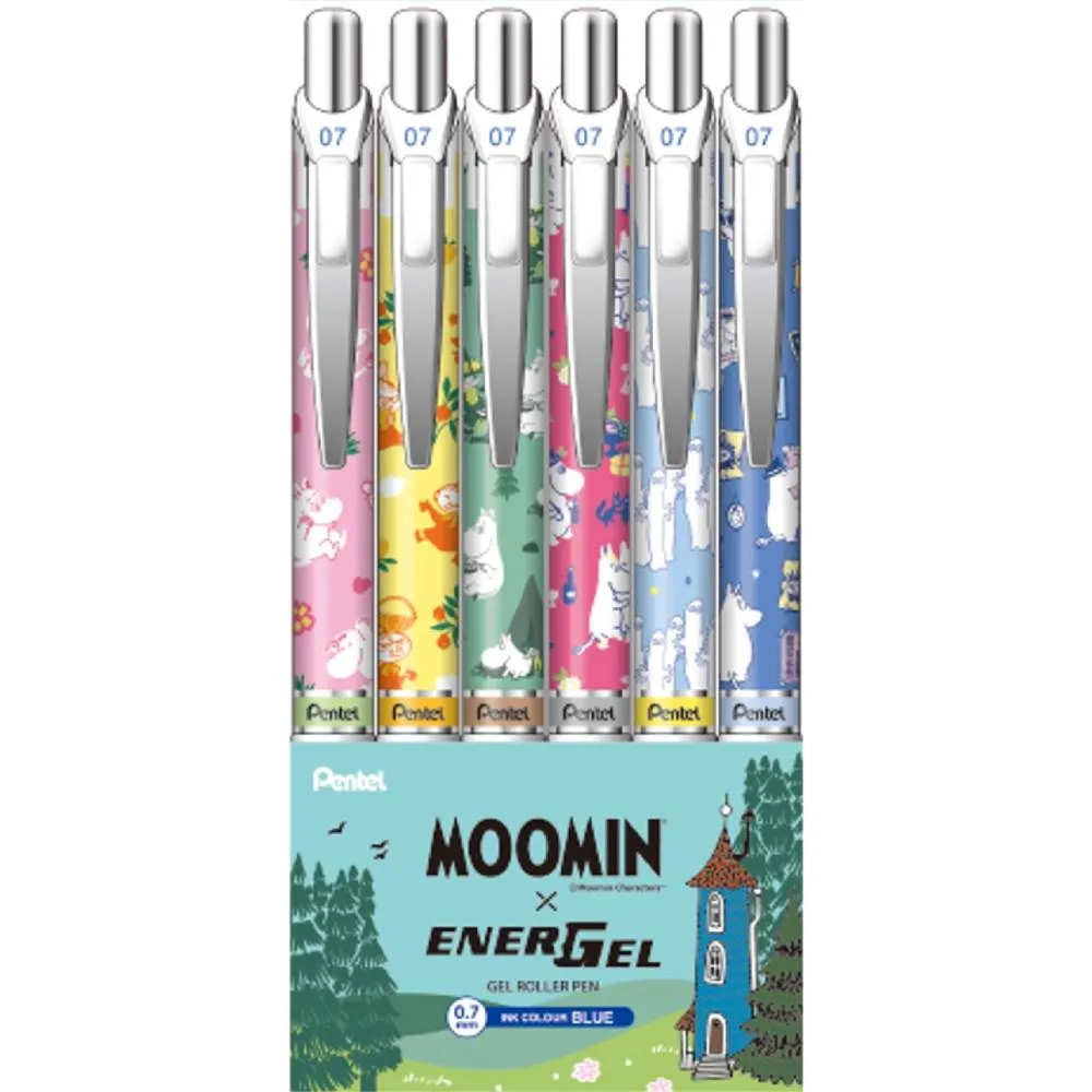 Moomintroll Little My Stylo Gel 0,7 mm Encre Bleue