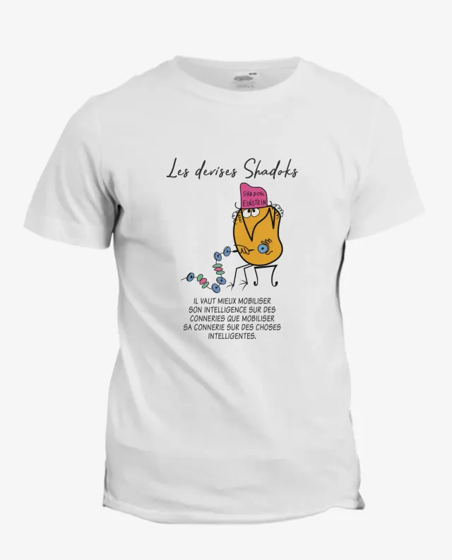 Pixgoodies Les Shadoks Mobiliser sa connerie t-shirt coton