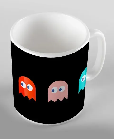 Pixgoodies Pac-Man Pac-Man dévore le Ghost Gang mug céramique