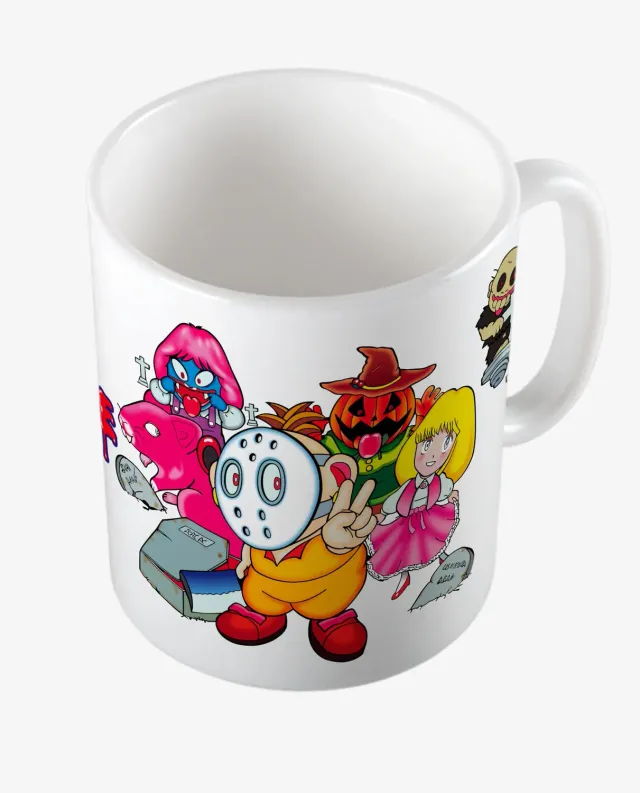 Pixgoodies Splatterhouse Graffiti Wanpaku mug 325 ml