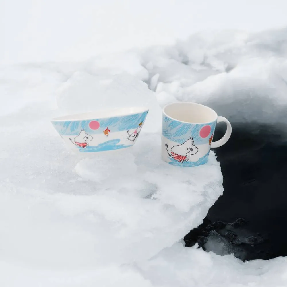 Moomintroll Ice Swimming mug 0,3 L baignade glacée