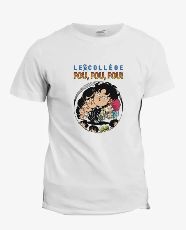 Pixgoodies Le Collège fou fou fou un humour particulier t-shirt