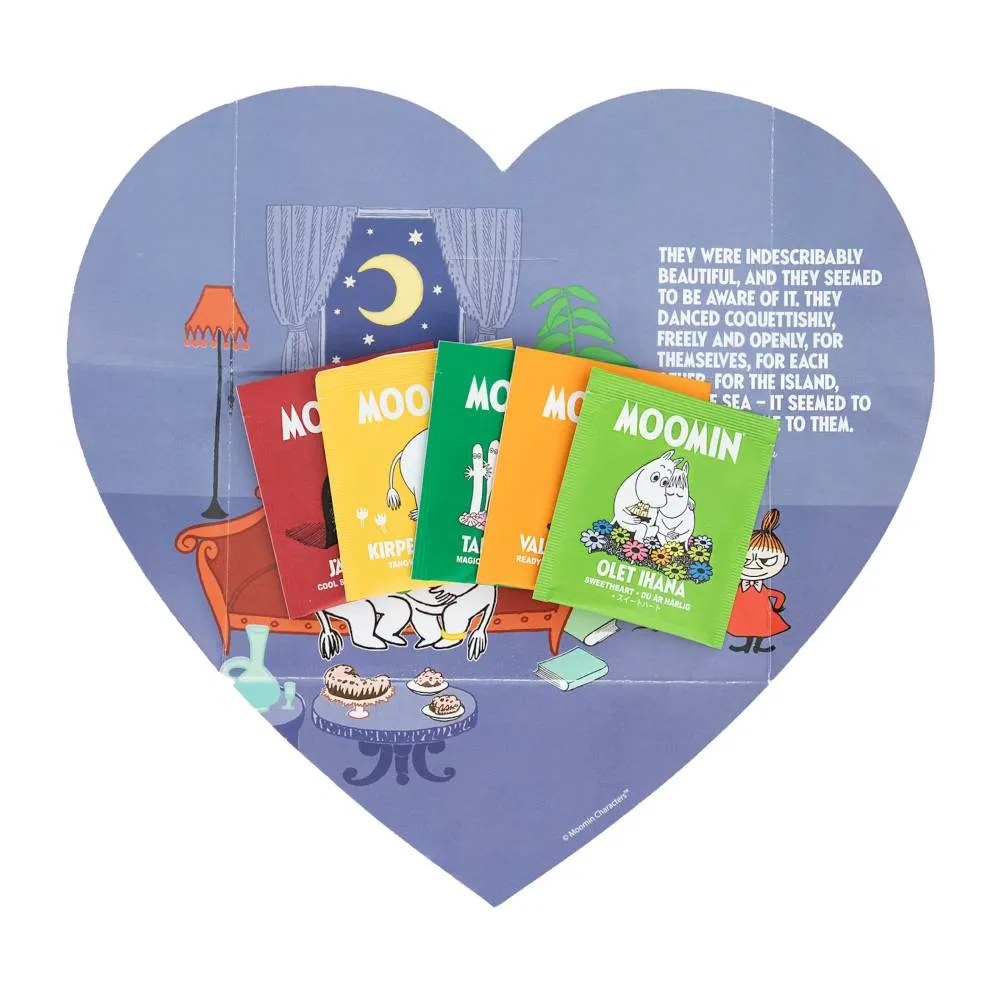Moomintroll Letter thé en sachets 5 parfums enveloppe Moomin