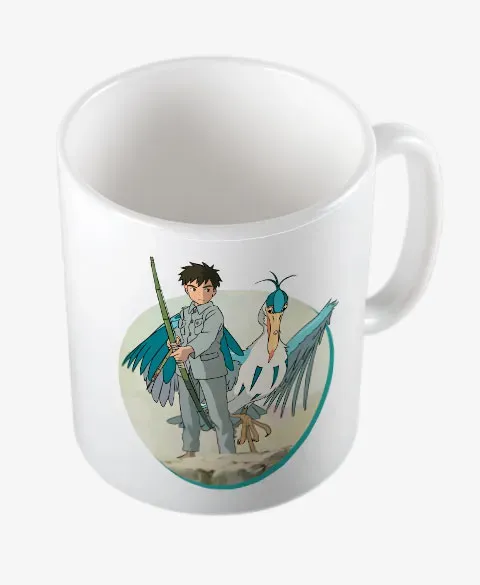 Pixgoodies Le Garçon et le Héron mug céramique