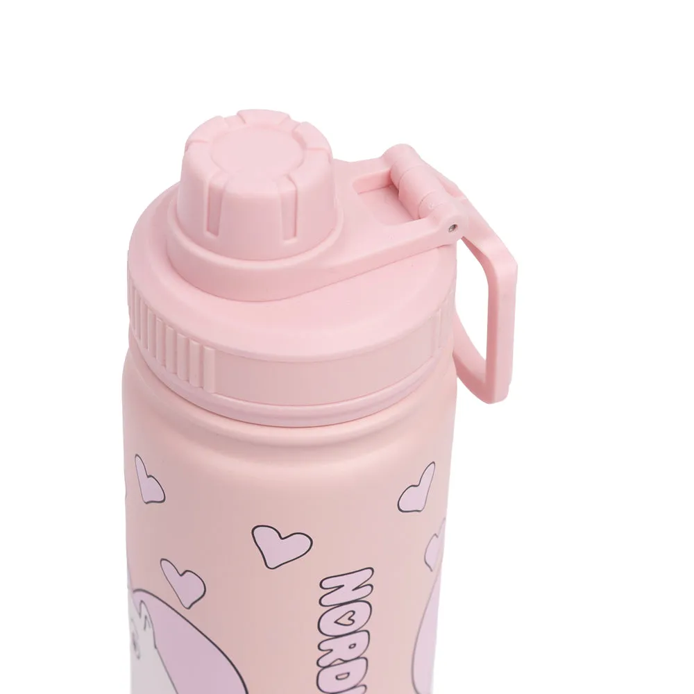 Moomintroll Love Gourde isotherme rose 550 ml inox