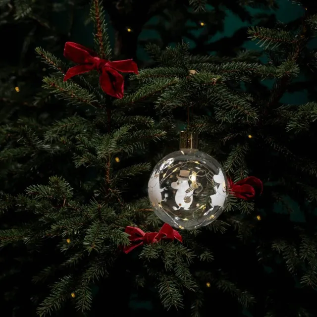 Moomintroll Sparkling Stars boule déco LED 11 cm