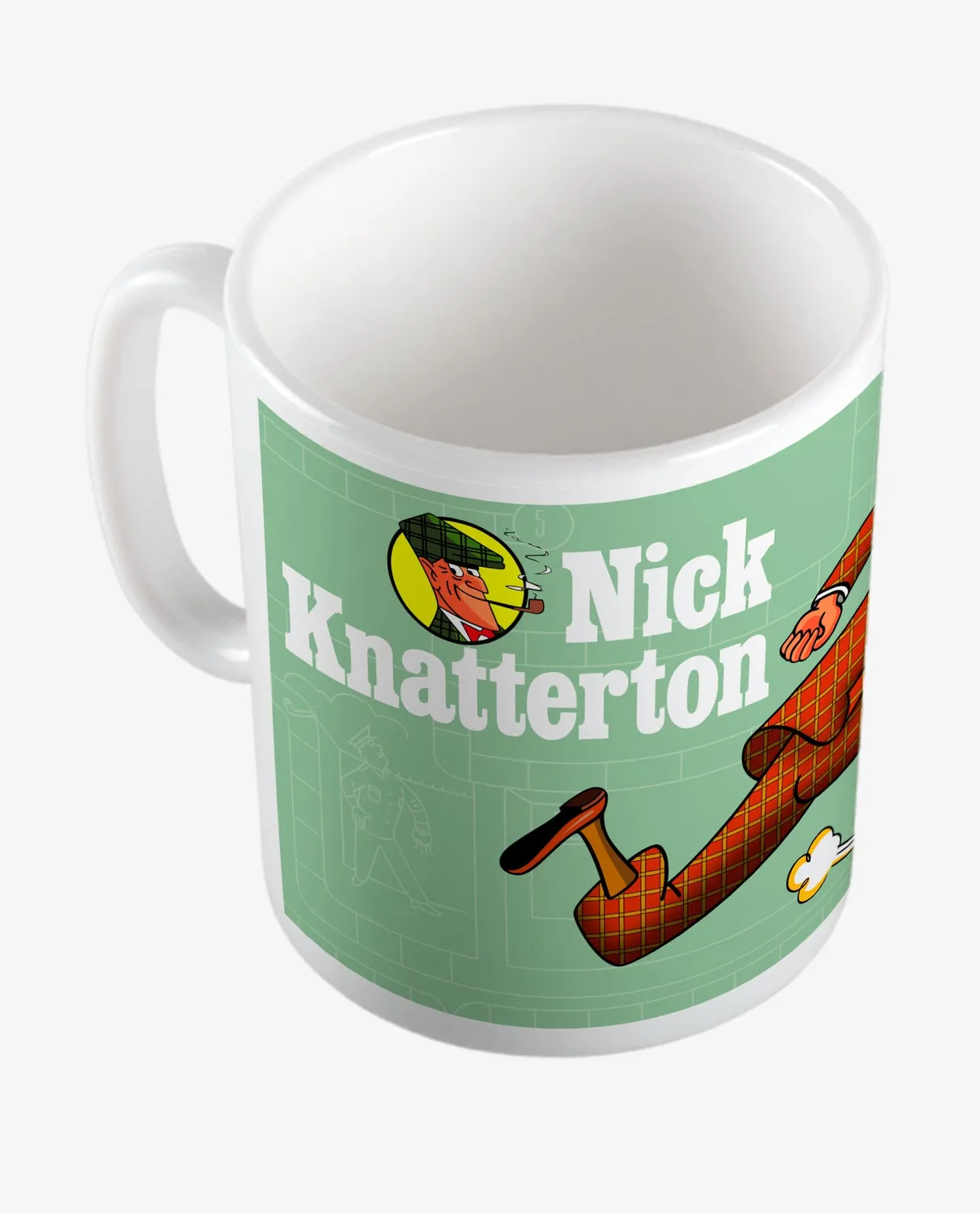 Pixgoodies Nick Knatterton détective mug céramique 325 ml