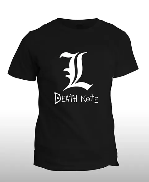 Pixgoodies Death Note L enquêteur surdoué t-shirt coton