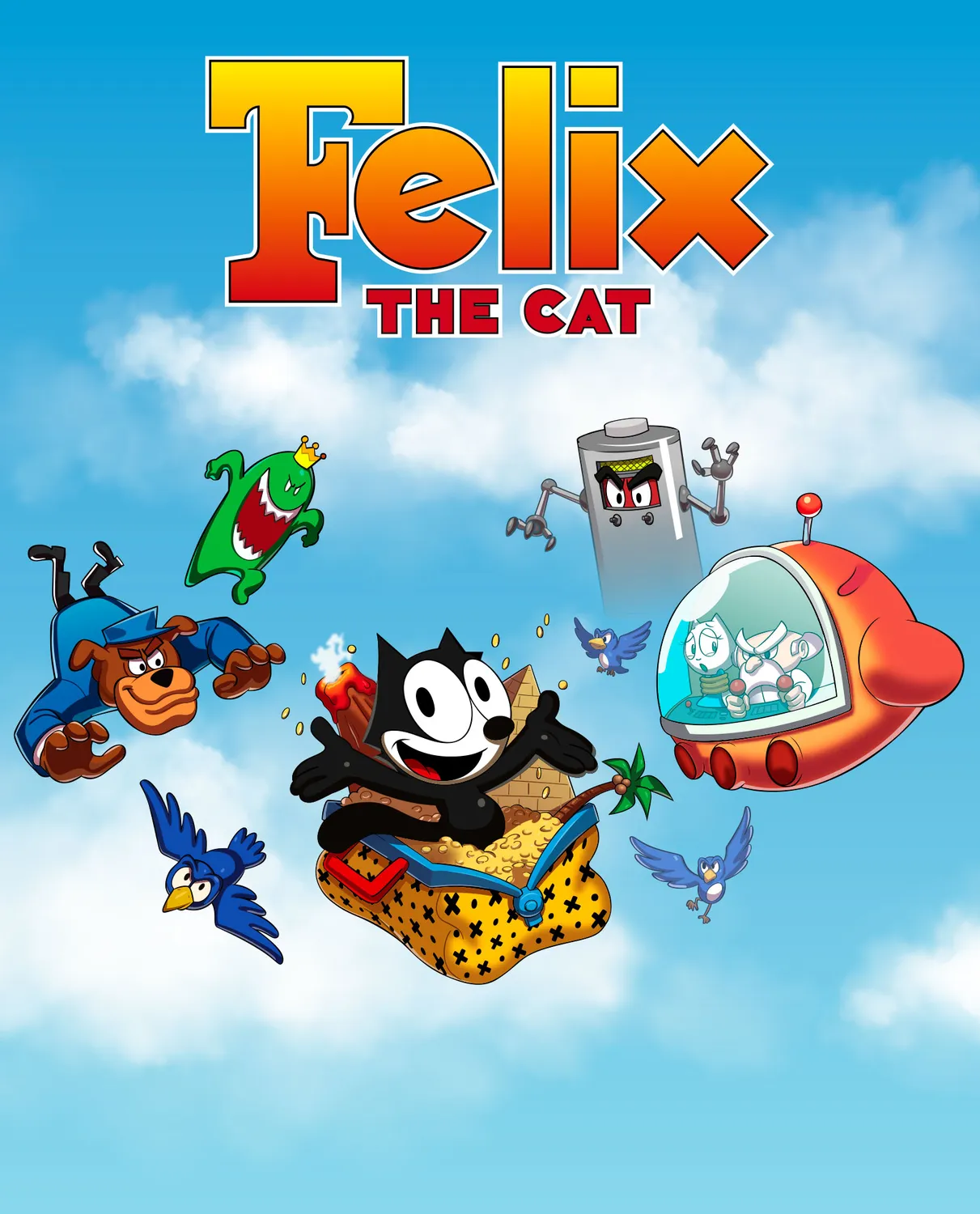 Pixgoodies Félix le Chat en jeux vidéo mug 325 ml en céramique