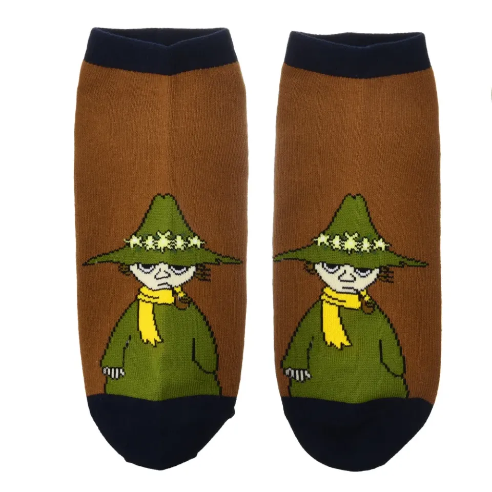 Moomintroll Snufkin socquettes marron 40-45 coton