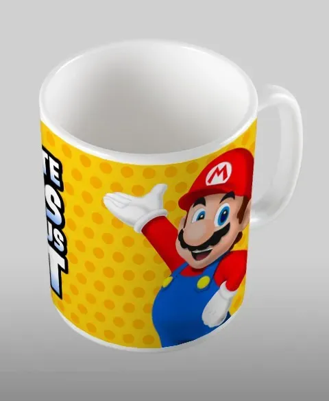 Pixgoodies Mario le plombier qui aimait la philosophie mug