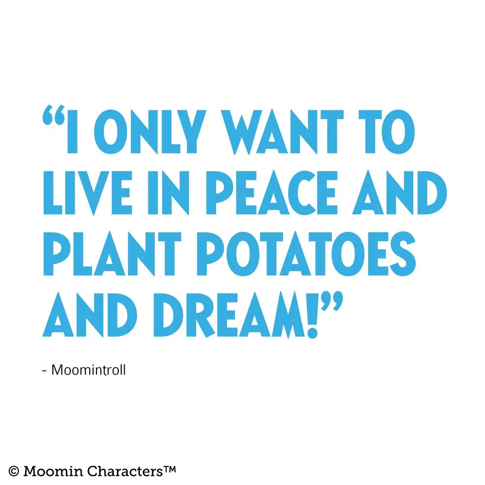 Moomintroll Quote collier citation