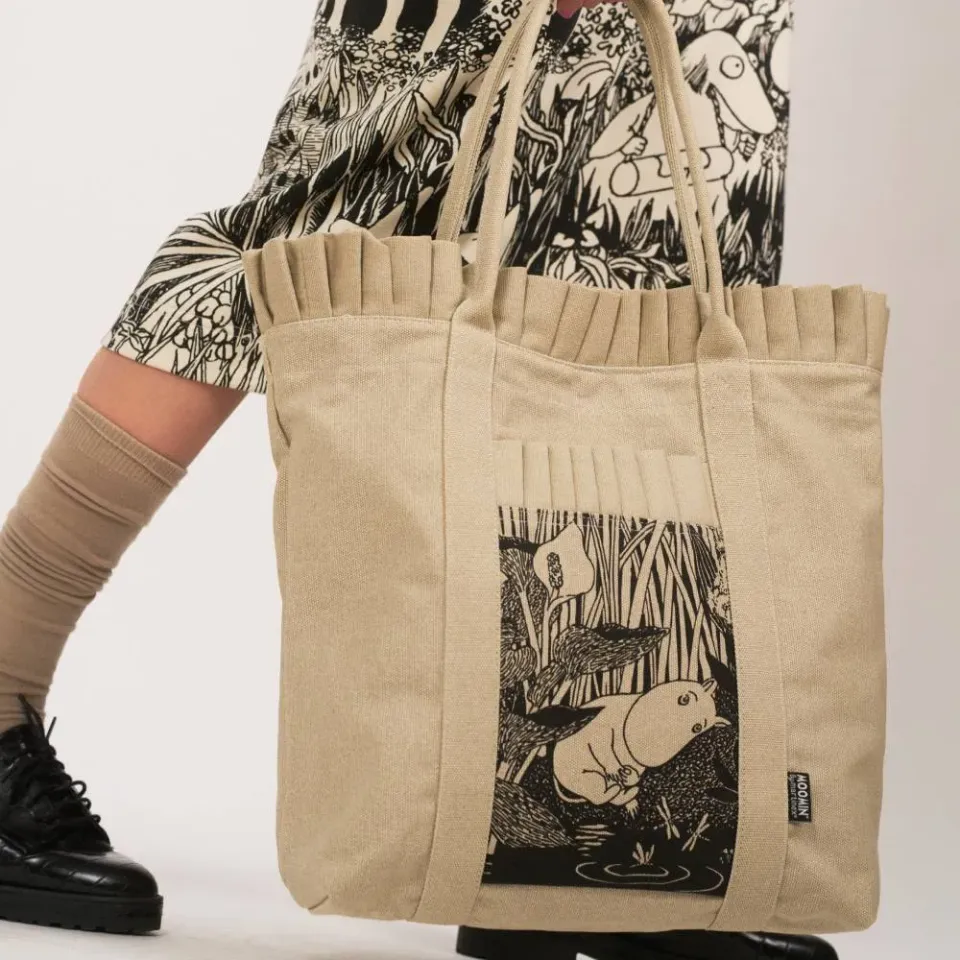 Moomintroll Moomin Reeds sac beige en coton