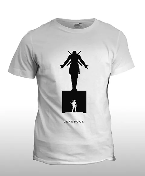 Pixgoodies Deadpool majeurs dressés t-shirt coton Marvel