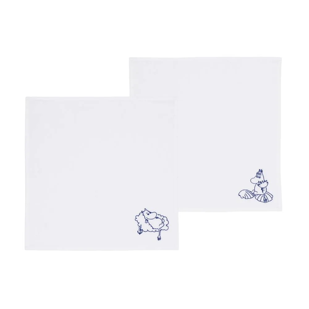 Moomintroll Haru serviettes coton bio 45 x 45 cm