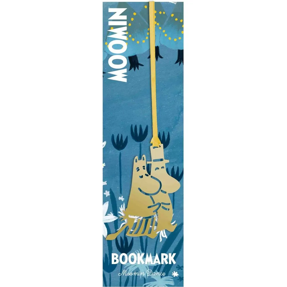 Moomintroll marque-page Moominmamma danse doré métal