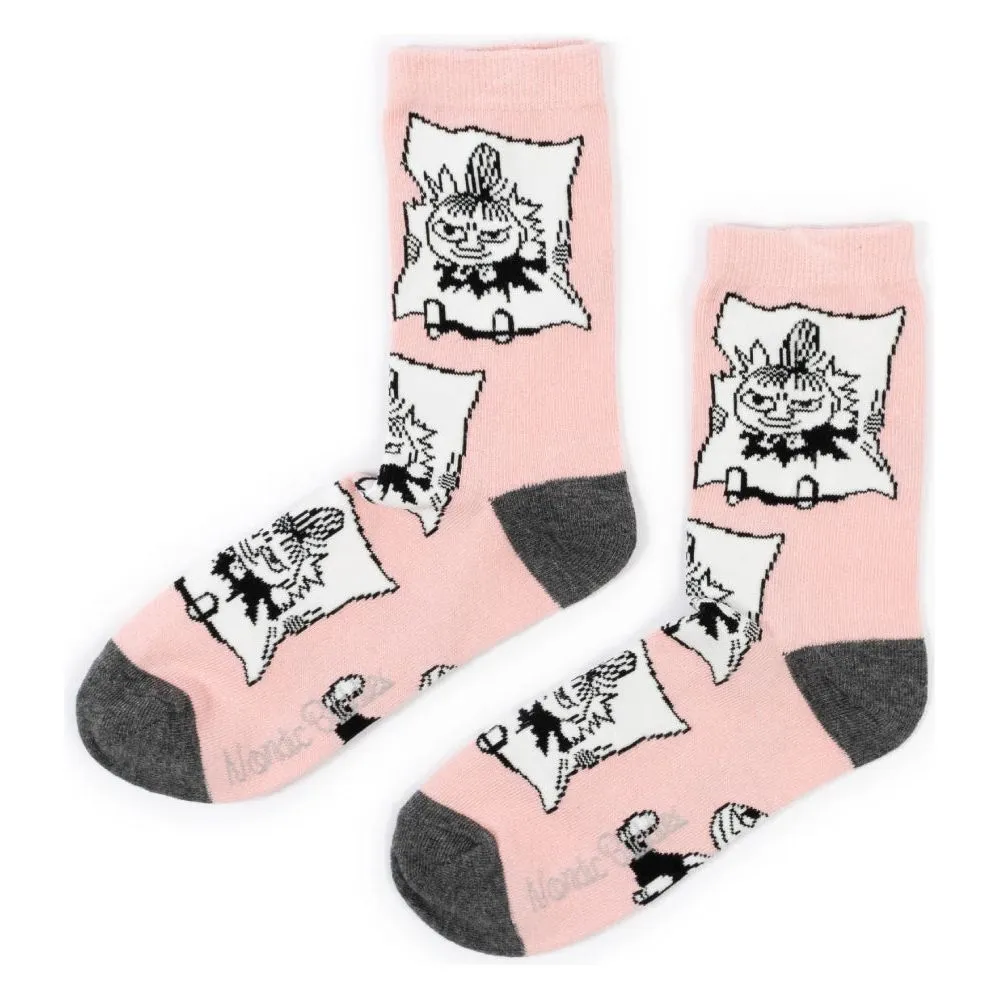 Moomintroll Pranks chaussettes Little My 36-42 roses