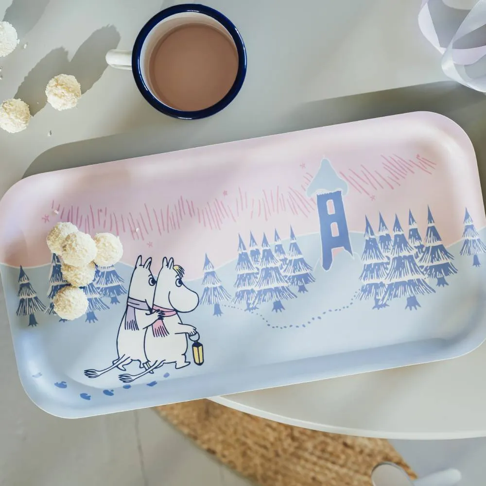 Moomintroll Frosty Day Mug émaillé blanc 37 cl