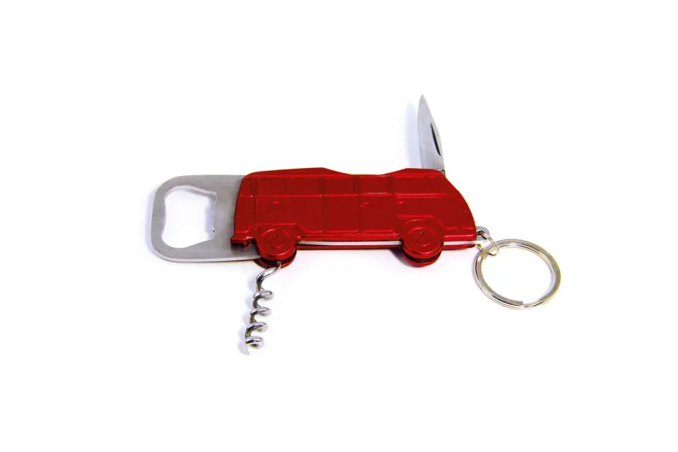 Brisa VW Collection T1 Combi ouvre-bouteille rouge coffret