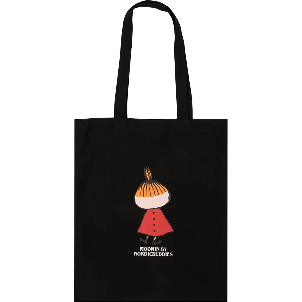Moomintroll Little My tote bag coton noir
