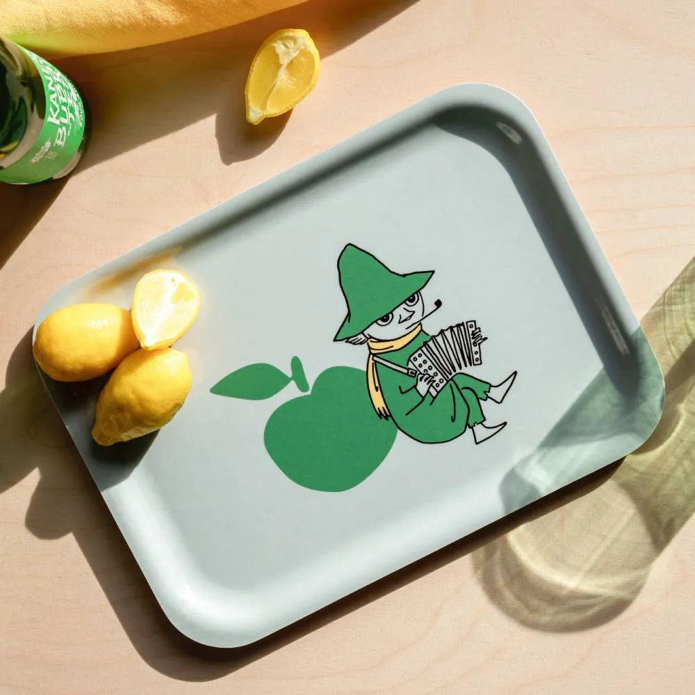 Moomintroll Joyfull Apples plateau rond bouleau