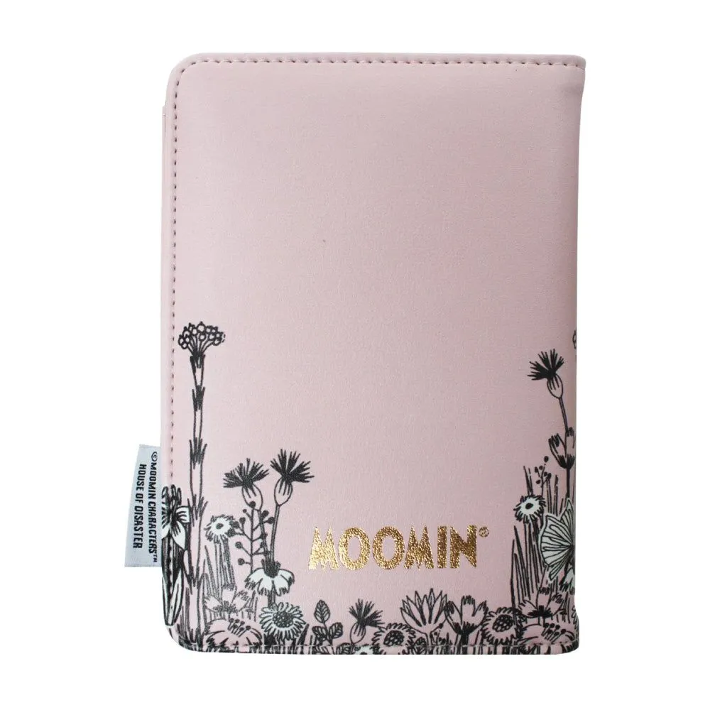 Moomintroll Love protège-passeport simili-cuir rose