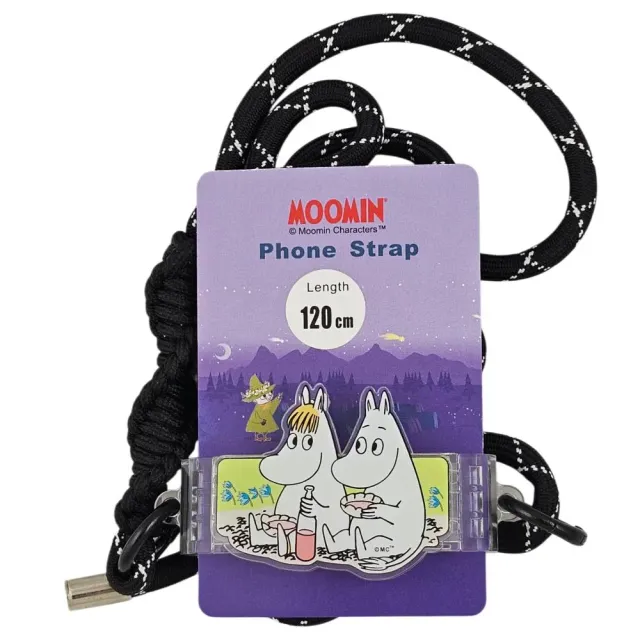 Moomintroll dragonne téléphone Picnic noire 120 cm