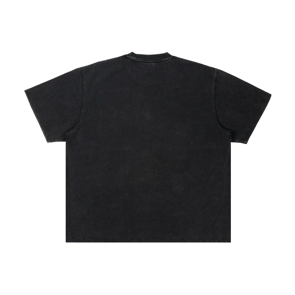 Moomintroll Comet T-shirt noir unisexe coton