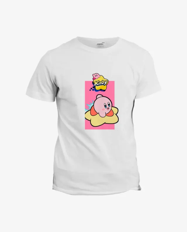 Pixgoodies Kirby fait sa star t-shirt coton