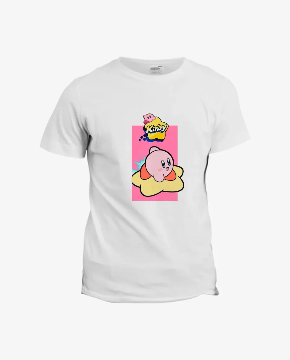 Pixgoodies Kirby fait sa star t-shirt coton