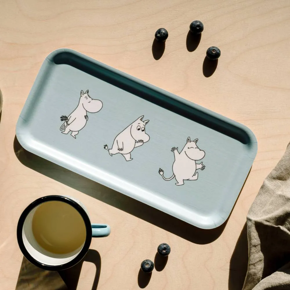 Moomintroll Retro mug émail bleu