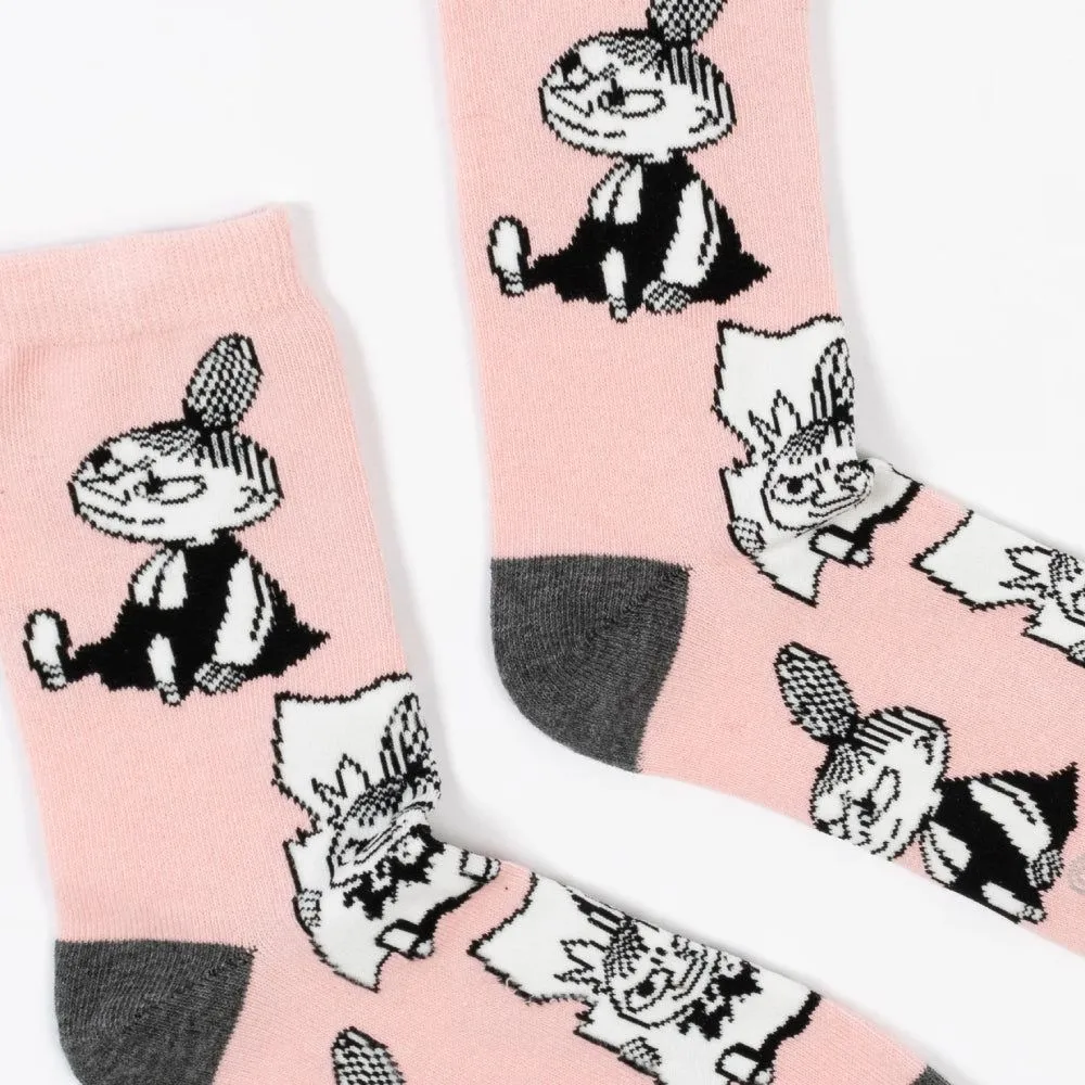 Moomintroll Pranks chaussettes Little My 36-42 roses