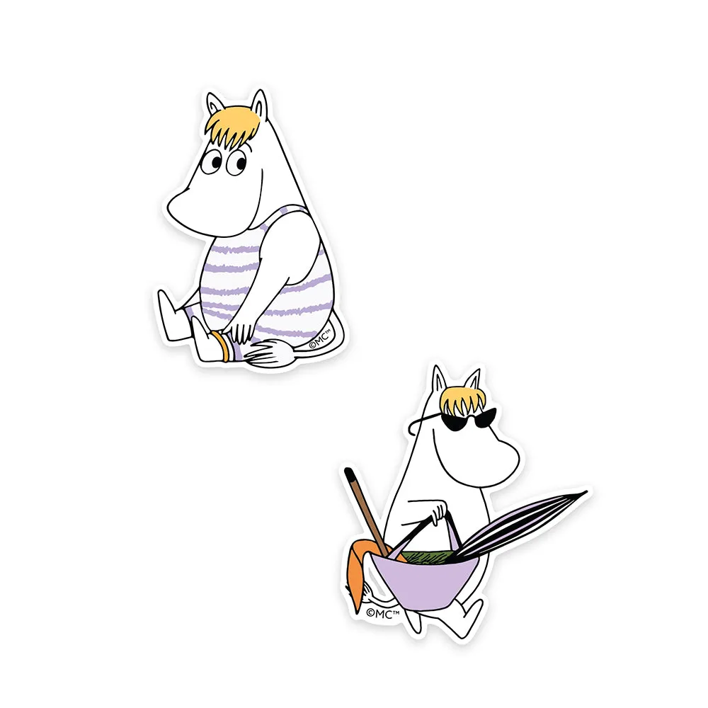 Moomintroll Sniff's Business XL stickers papier lot de 2