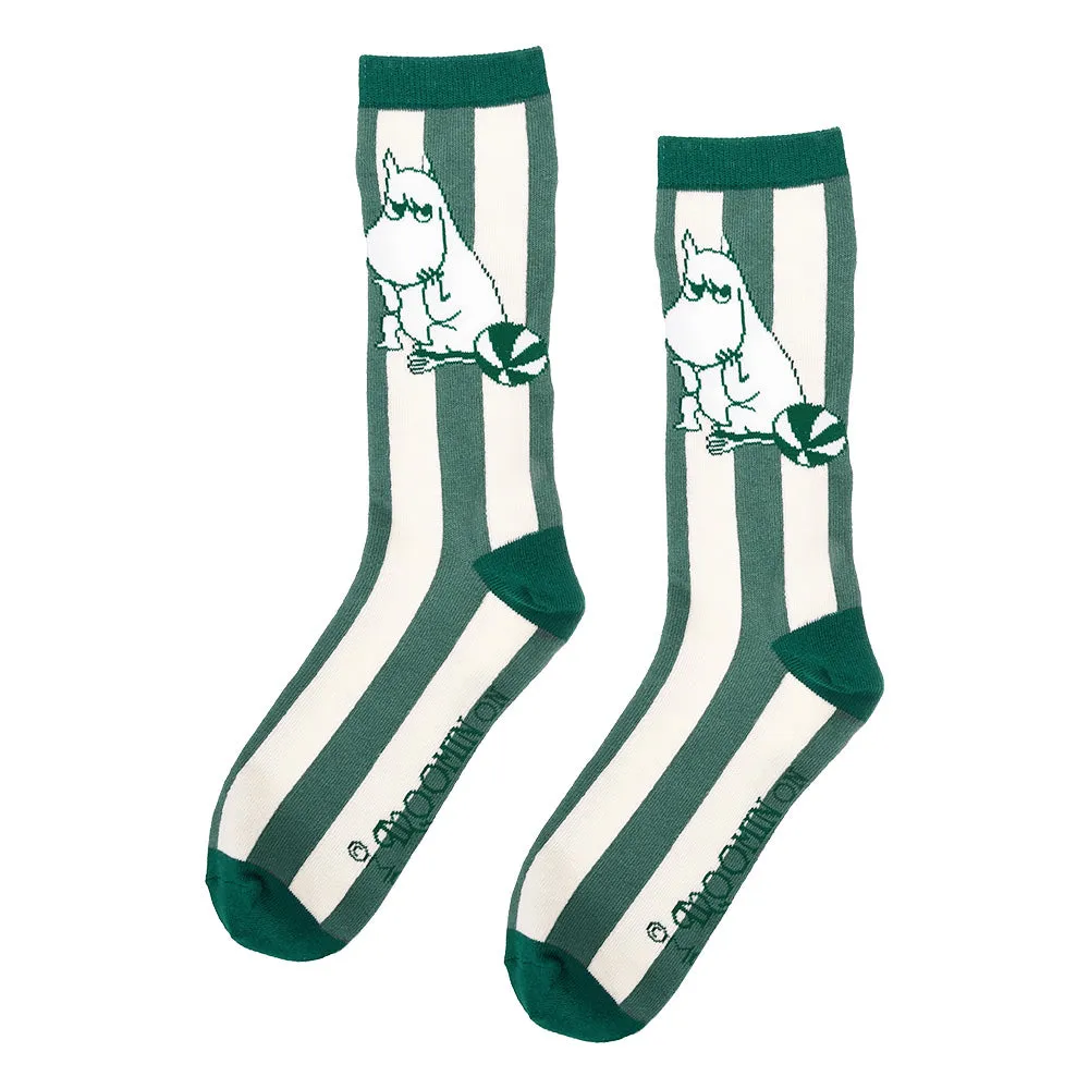 Moomintroll Riviera Classic chaussettes vert 40-45 coton