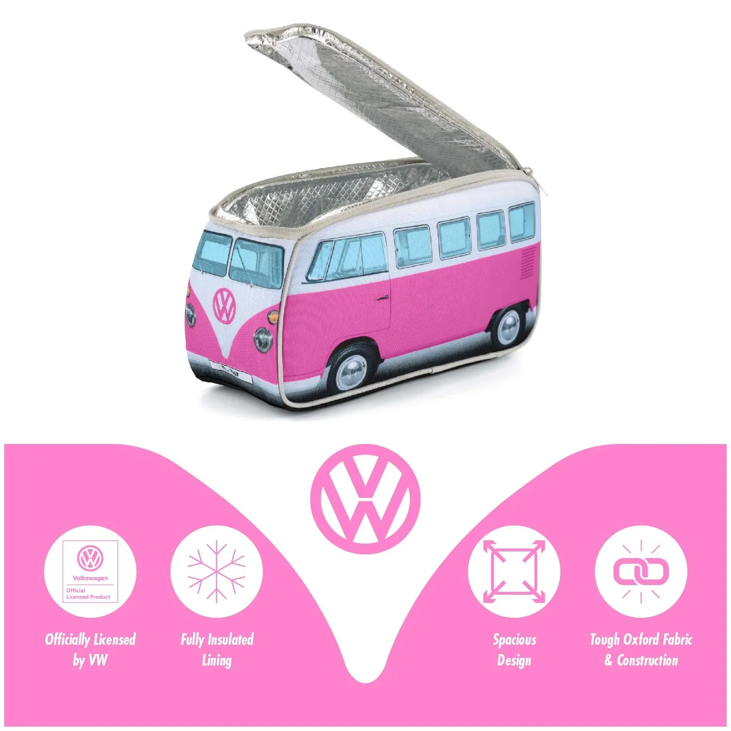 Brisa sac déjeuner isotherme T1 Bulli Bus rose