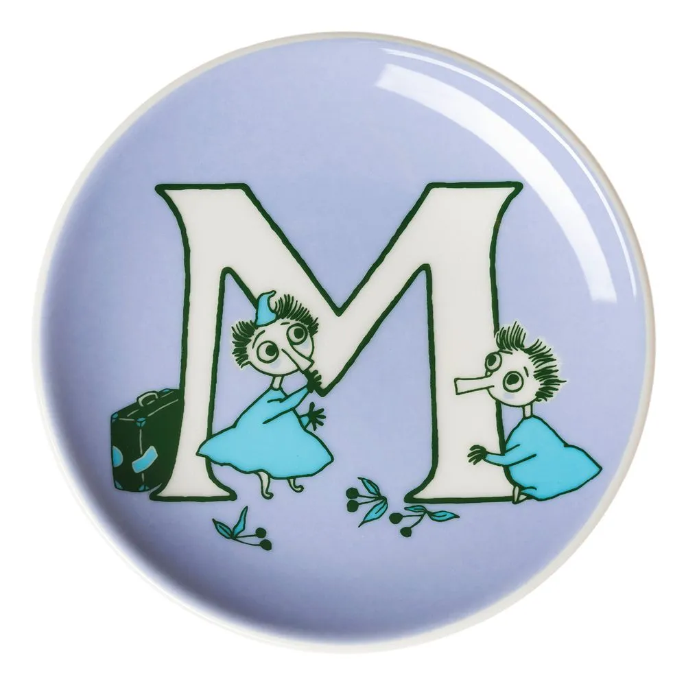 Moomintroll ABC assiette mini porcelaine 10,5 cm