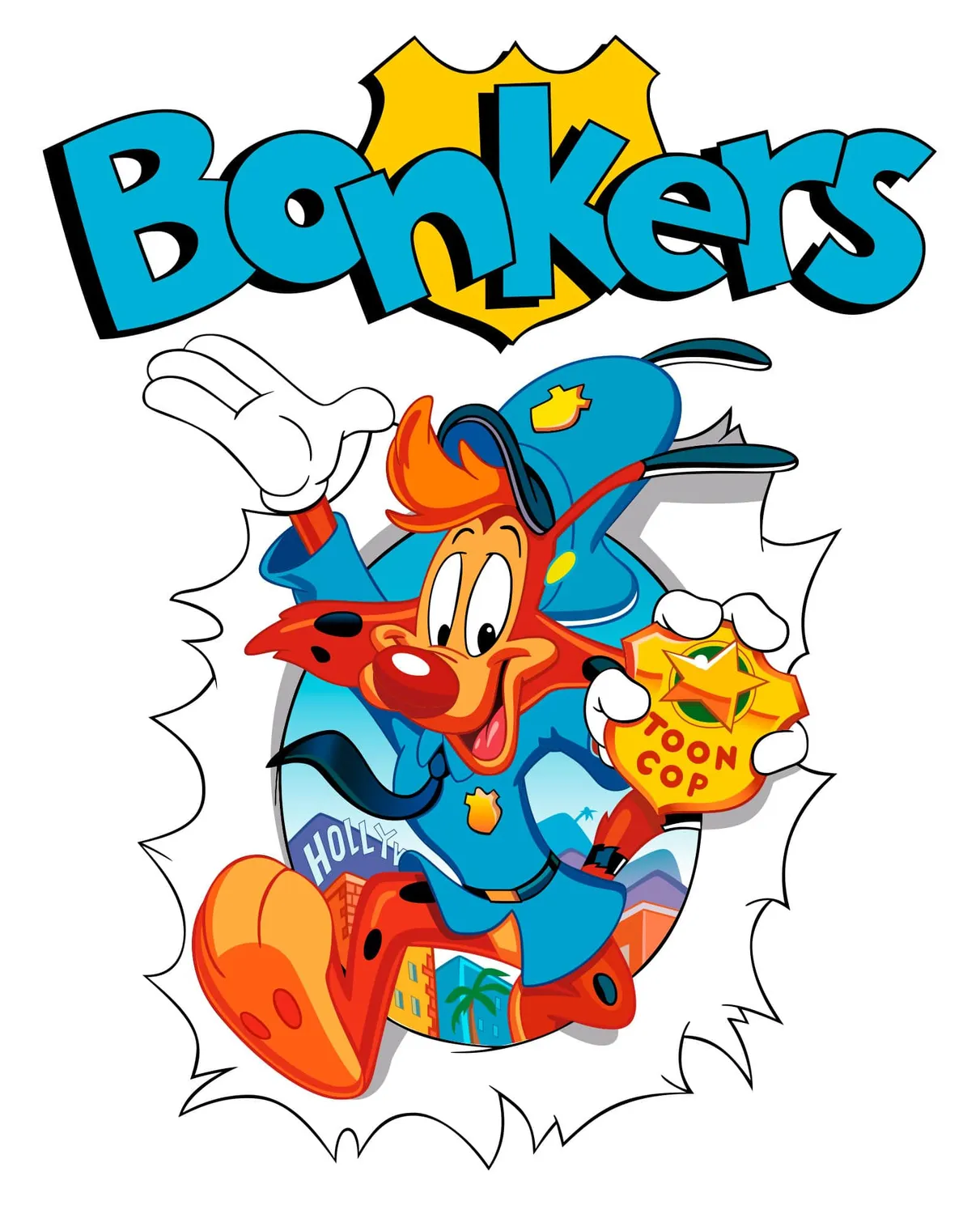 Pixgoodies Bonkers le toon détective mug céramique