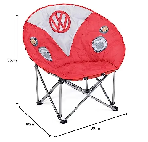 Brisa VW T1 Moon Chair chaise camping rouge