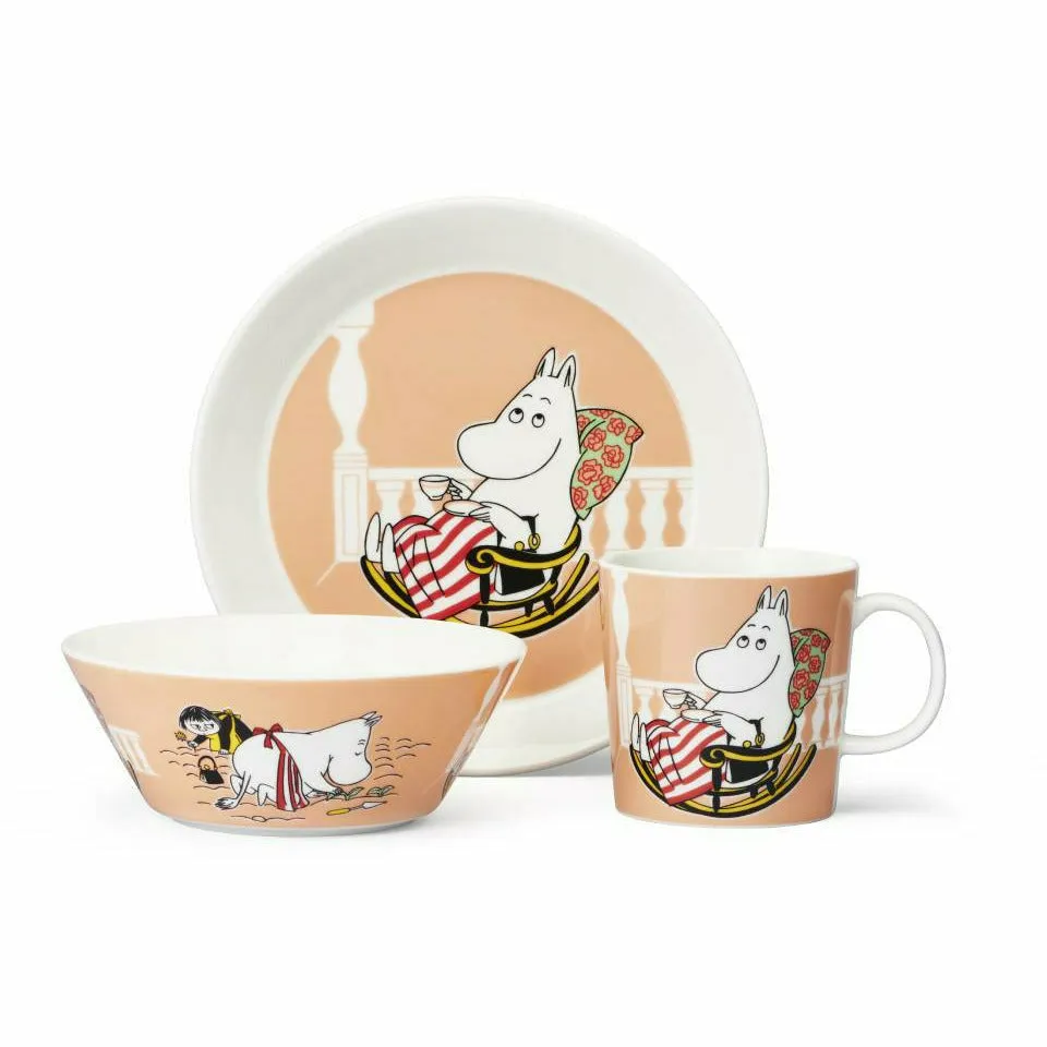 Moomintroll Moominmamma bol céramique pêche 15 cm