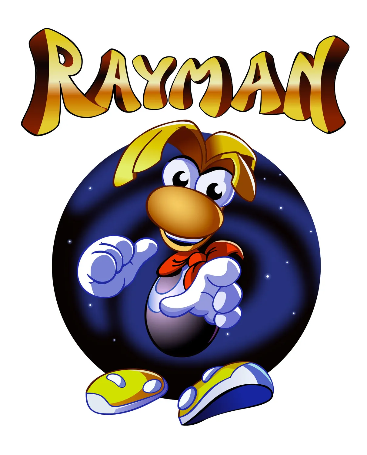 Pixgoodies Rayman pas de bras pas de retro gaming t-shirt coton