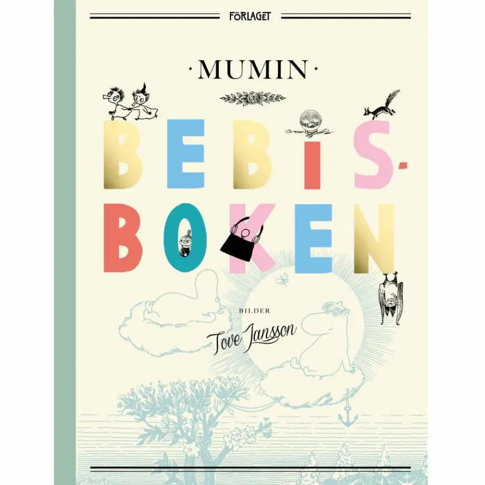 Moomintroll Mumin Bebisboken livre bébé suédois cartonné