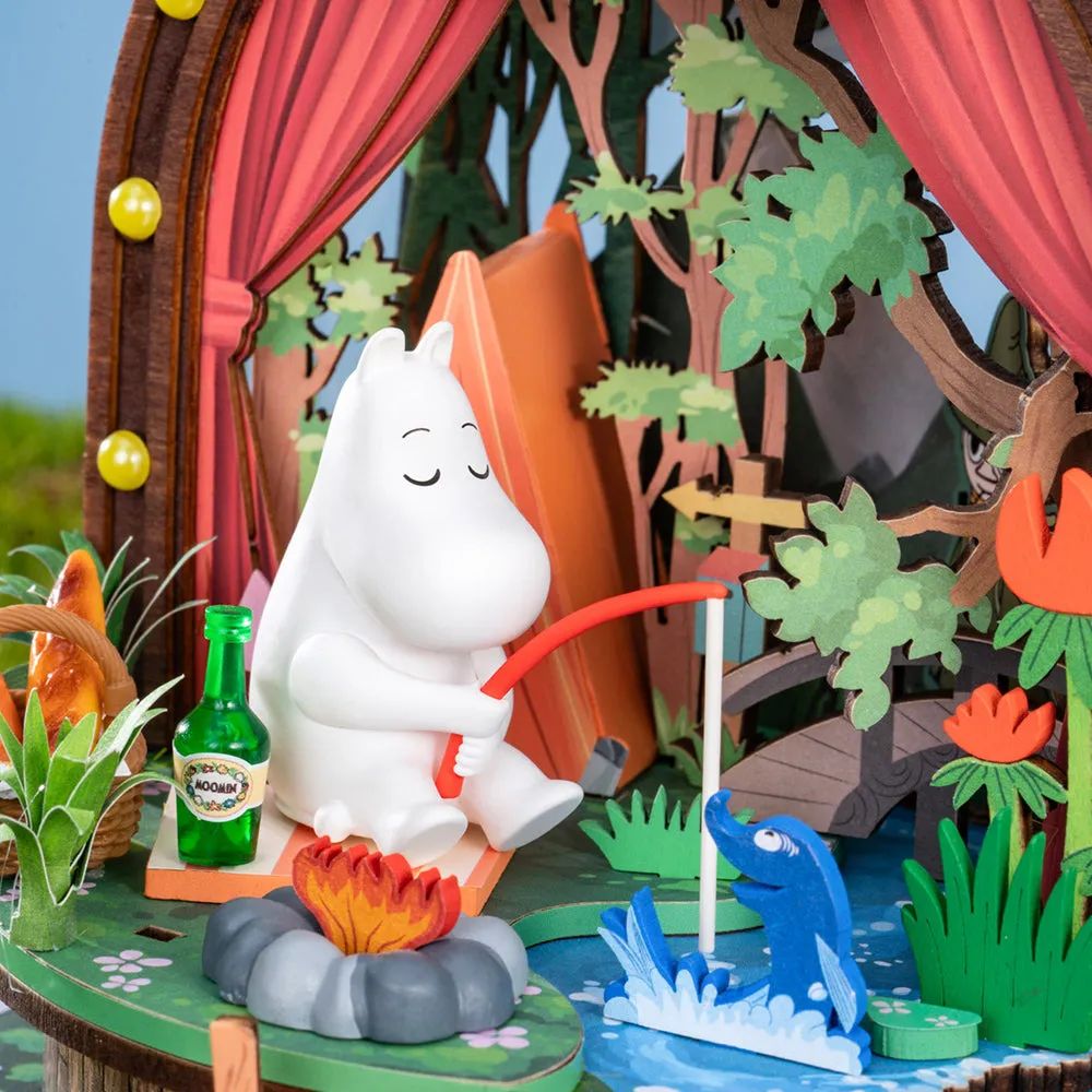 Moomintroll Forest Camp maison poupée 3D DIY Rolife
